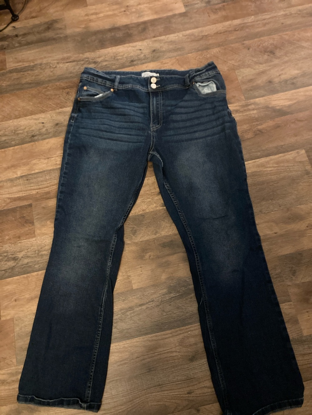 Charlotte Russe Dark Blue Bootcut Jeans